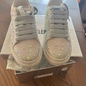 Brand new blinged platform tennis shoe purchased from pink elephant.